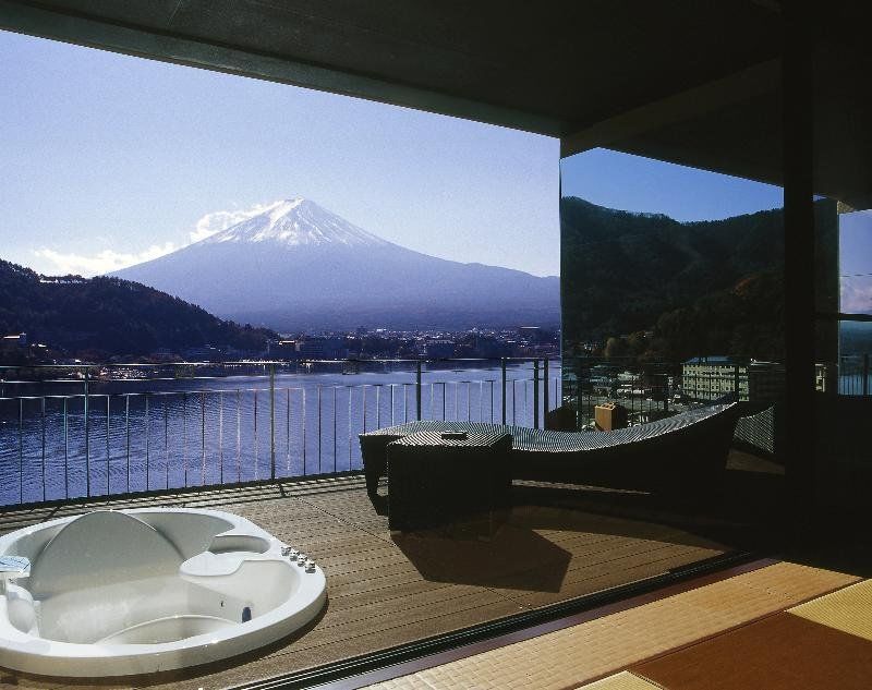 Kaze No Terrace Kukuna Hotel Fujikawaguchiko Exteriör bild